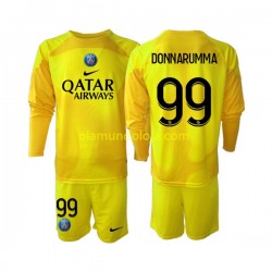 Camisola Paris Saint-Germain Gianluigi Donnarumma 99 Guarda-redes Criança Equipamento Terceiro 2022-2023 Manga Comprida